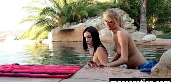 Gorgeous masseuse explores the body of a sexy lesbian beauty 15